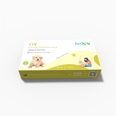 Luckit Canine Canine Influenzavirus CIV Test Test Kit سريع التفاعل السريع من الدرجة الأولى
